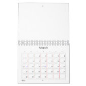 Benutzerdefiniert 5,5" L x 7" B Moderner Test Kalender (Mär 2027)