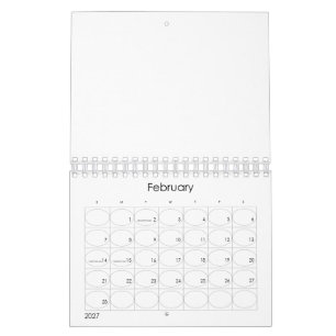 Benutzerdefiniert 5,5" L x 7" B Moderner Test Kalender