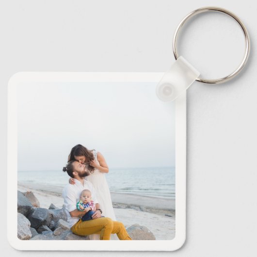 Benutzerdefiniert 5 Foto Personalisiert zweiseitig Schlüsselanhänger (Rückseite)