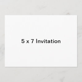 Benutzerdefiniert 5 x 7 Einladung (horizontal)