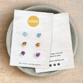 Benutzerdefiniert 6 Loch-Weißholzvorlagenhalter Visitenkarte