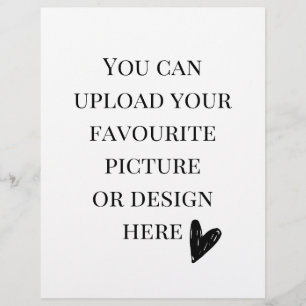 Benutzerdefiniert: 8,5 Zoll x 11 Zoll Flyer