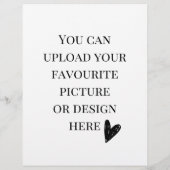 Benutzerdefiniert: 8,5 Zoll x 11 Zoll Flyer (Hinten)