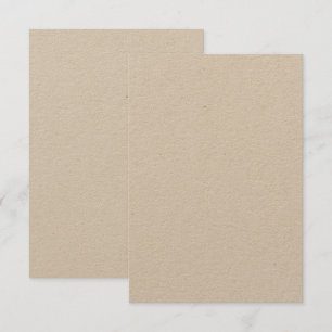 Benutzerdefiniert 9 cm x 13 cm Kraft   Umweltfreun Einladung