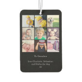 Benutzerdefiniert 9 Foto eines der Personalisierte Autolufterfrischer (Rückseite)