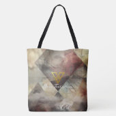 Benutzerdefiniert: Abstrakte geometrische Tasche (Rückseite)