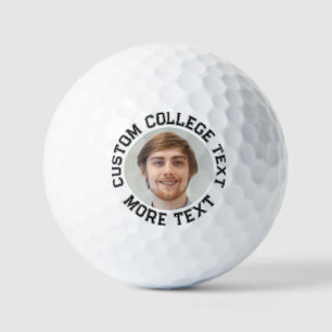 Benutzerdefiniert Alle Kontur Uni Text Foto Golfbä Golfball