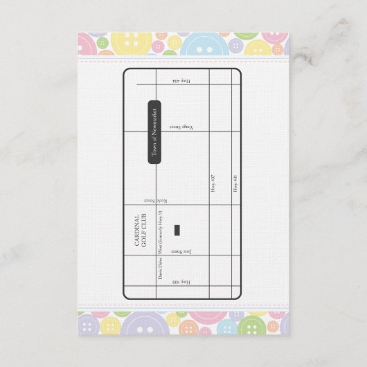 Benutzerdefiniert als Schaltflächen-Directors Nied Begleitkarte (Rückseite)