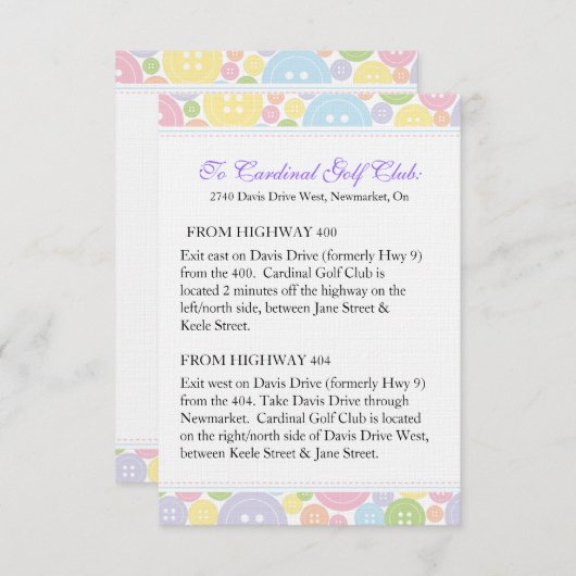 Benutzerdefiniert als Schaltflächen-Directors Nied Begleitkarte (Vorne/Hinten)