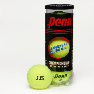 Benutzerdefiniert Anfangs/Monogramm Tennisbälle
