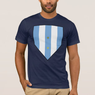 Benutzerdefiniert Argentinien Zehn Vintage Albicel T-Shirt