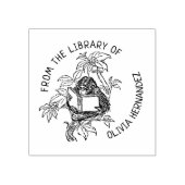 Benutzerdefiniert aus der Bibliothek des Affenbuch Gummistempel (Prägung)