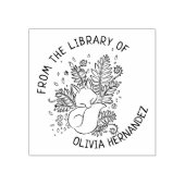 Benutzerdefiniert aus der Bibliothek des botanisch Gummistempel (Prägung)