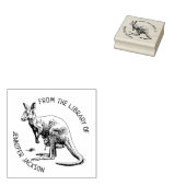 Benutzerdefiniert aus der Bibliothek des Kangaroo- Gummistempel (Stempel)