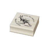 Benutzerdefiniert aus der Bibliothek des Kangaroo- Gummistempel (Stempel)