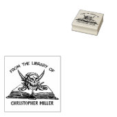 Benutzerdefiniert aus der Bibliothek des Piratenbu Gummistempel (Stempel)