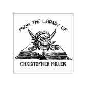 Benutzerdefiniert aus der Bibliothek des Piratenbu Gummistempel (Prägung)