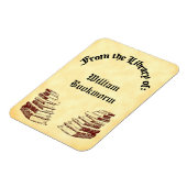 Benutzerdefiniert aus der Bibliothek Vintager Büch Magnet (Linke Seite)