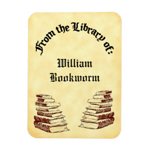 Benutzerdefiniert Aus der Bibliothek von Vintage-B Magnet
