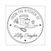 Benutzerdefiniert aus der Küche Gummistempel (Prägung)