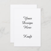 Benutzerdefiniert Begleitkarte (Vorne/Hinten)