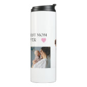 Benutzerdefiniert "Beste Mama je" mit Personalisie Thermosbecher (Nach links gedreht)