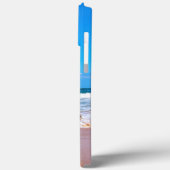 Benutzerdefiniert Bild Text iPhone Case mit Text (Rückseite / Links)