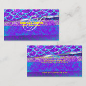 Benutzerdefiniert Blauer Mermaid Personalisiert er Visitenkarte (Vorne/Hinten)