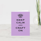 Benutzerdefiniert, Calm Lavender Lila Grußkarte Be Karte (Vorderseite)