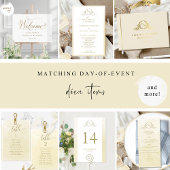 Benutzerdefiniert, Chic Monogramm Champagner Hochz