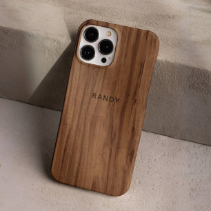 Benutzerdefiniert Chic Retro Stylishes Holzkorn-Ef iPhone 16 Pro Hülle