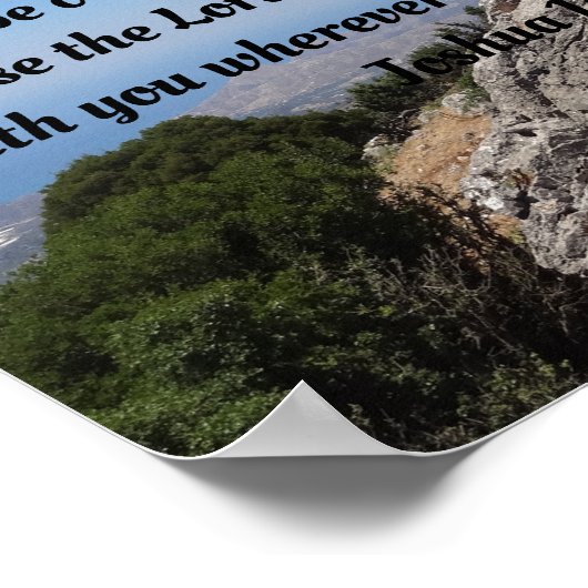 Benutzerdefiniert Christlich Poster (Ecke)