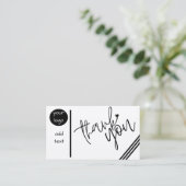 Benutzerdefiniert dank Karte (Stehend Vorderseite)