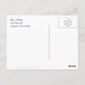 Benutzerdefiniert Dankeschön Blume-Aktionskörbe Po Postkarte (Rückseite)