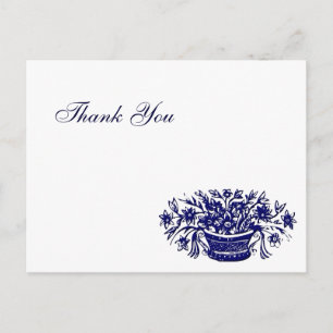Benutzerdefiniert Dankeschön Blume-Aktionskörbe Po Postkarte