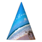 Benutzerdefiniert das Foto Paper-Party mit Textnam Partyhütchen (Links)