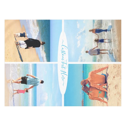 Benutzerdefiniert das Fotomaterial-Tablett mit Tex Tischdecke (Vorderseite (Horizontal))