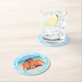 Benutzerdefiniert den PapierUntersetzer des Fotos  Runder Pappuntersetzer (Vor Ort)