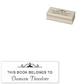 Benutzerdefiniert "Dieses Buch gehört zu" Buch Gummistempel (Stempel)