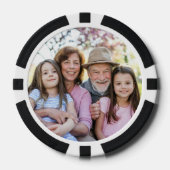 Benutzerdefiniert Doppelseitig Zwei Fotos Pokerchips (Vorderseite)