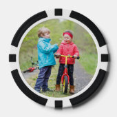 Benutzerdefiniert Doppelseitig Zwei Fotos Pokerchips (Vorderseite)