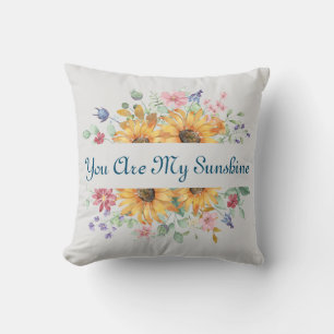 Benutzerdefiniert Du bist mein Sonnenschein und So Kissen