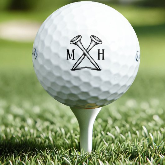 Benutzerdefiniert: Eigene Golf-Monogramme erstelle Golfball