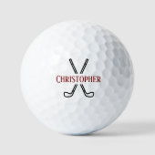 Benutzerdefiniert: Eigene Golf-Themen-Monogramm er Golfball (Vorderseite)