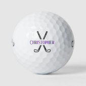 Benutzerdefiniert: Eigene Golf-Themen-Monogramm er Golfball (Vorderseite)