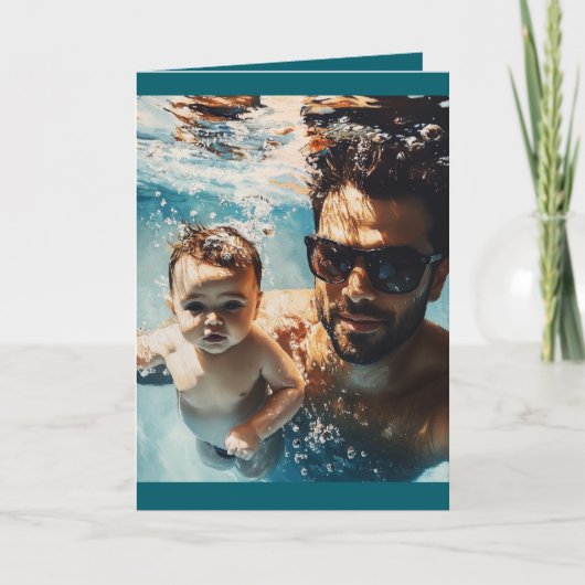 Benutzerdefiniert ein Foto und eine Meldung innerh Karte (Vorderseite)