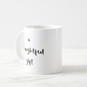 Benutzerdefiniert "Ein nachdenkliches Geschenk" Pe Kaffeetasse (Vorderseite Links)
