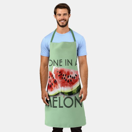 Benutzerdefiniert EINE IN EINER WASSERMELONE Somme Schürze (Getragen)