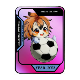 Benutzerdefiniert eine Sportkarte Magnet