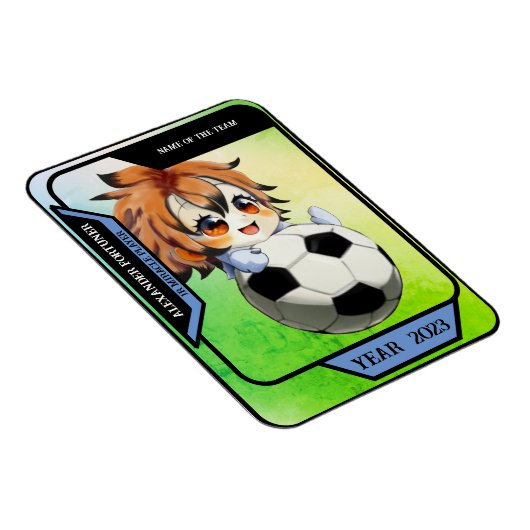 Benutzerdefiniert eine Sportkarte Magnet (Rechte Seite)